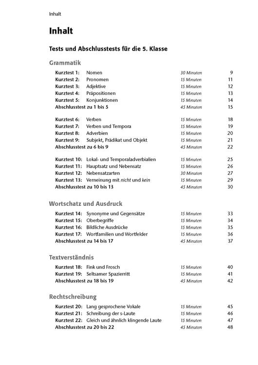 Produktbild: Fit in Test und Klassenarbeit &ndash; Deutsch 5./6. Klasse Gymnasium