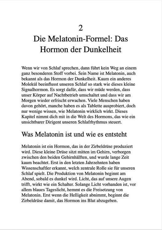 Produktbild: Die Melatonin-Formel