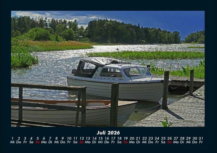 Produktbild: Segelboote 2026 Fotokalender DIN A4