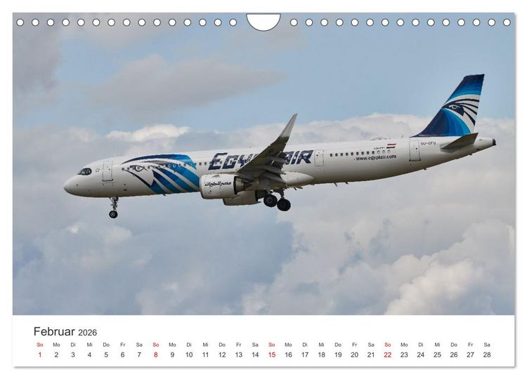 Produktbild: Frankfurt Airport - EDDF (Wandkalender 2026 DIN A4 quer), CALVENDO Monatskalender