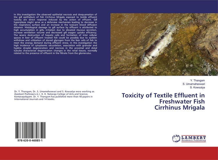 Produktbild: Toxicity of Textile Effluent in Freshwater FishCirrhinus Mrigala