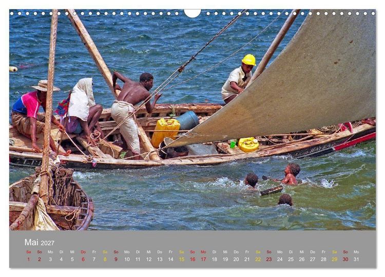 Produktbild: Lamu - Geheimtipp in Kenia (Wandkalender 2027 DIN A3 quer), CALVENDO Monatskalender