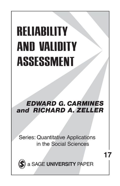 Produktbild: Reliability and Validity Assessment
