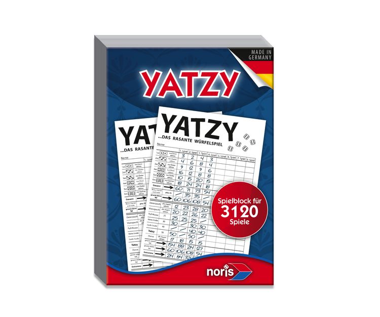Produktbild: Knubbel / Yatzy Spielblock