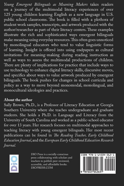 Produktbild: Young Emergent Bilinguals as Meaning Makers