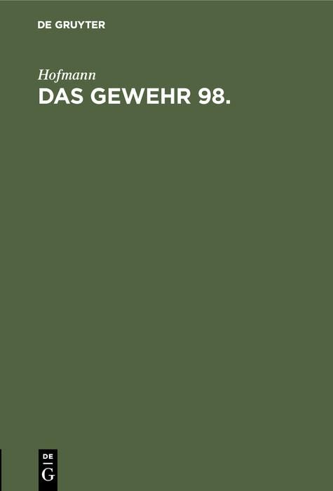 Produktbild: Das Gewehr 98