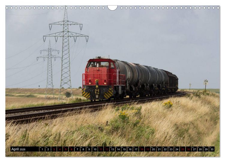 Produktbild: Die Marschbahn (Wandkalender 2026 DIN A3 quer), CALVENDO Monatskalender