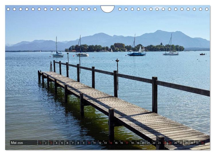 Produktbild: Stille Tage am Chiemsee (Wandkalender 2026 DIN A4 quer), CALVENDO Monatskalender