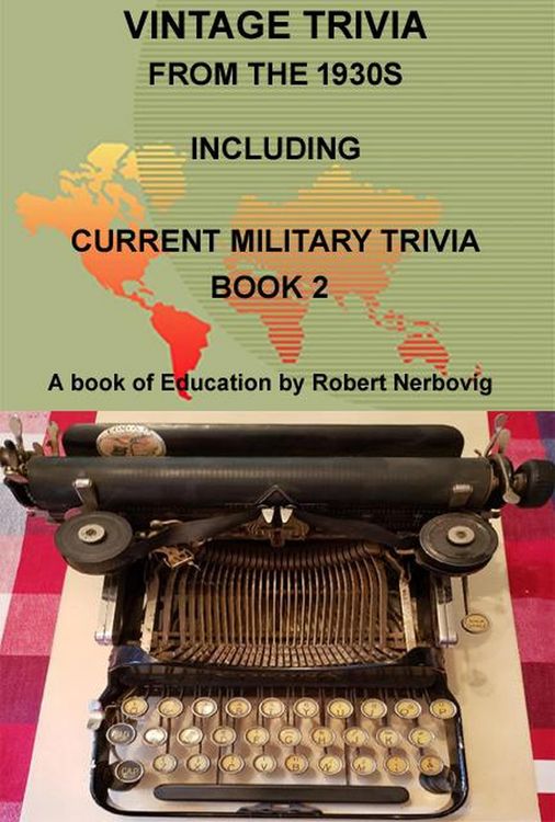 Produktbild: Vintage Trivia From the 1930s Including Current Military Trivia