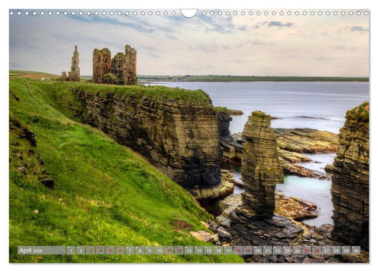 Produktbild: Schottlands NC 500, der Roadtrip durch die wilden Highlands. (Wandkalender 2026 DIN A3 quer), CALVENDO Monatskalender