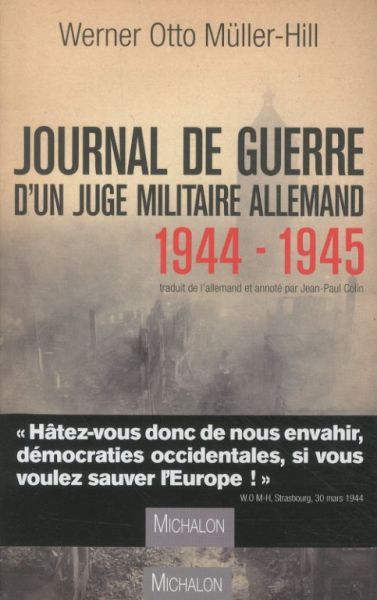 Produktbild: Journal de guerre d'un juge militaire allemand : 1944-1945
