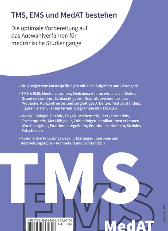 Produktbild: Testtrainer Medizinertest: TMS, EMS und MedAT bestehen