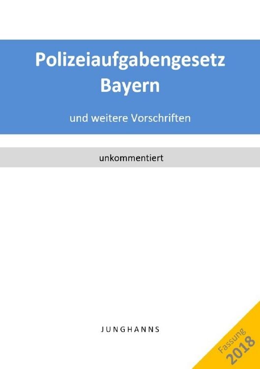 Produktbild: Polizeiaufgabengesetz Bayern
