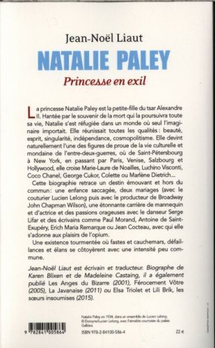 Produktbild: Natalie Paley: princesse en exil