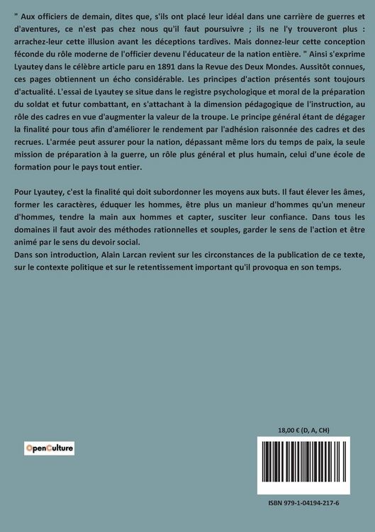 Produktbild: Le r&ocirc;le social de l'Officier