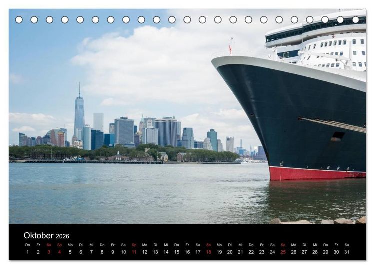Produktbild: Perspektiven einer Weltstadt - New York (Tischkalender 2026 DIN A5 quer), CALVENDO Monatskalender