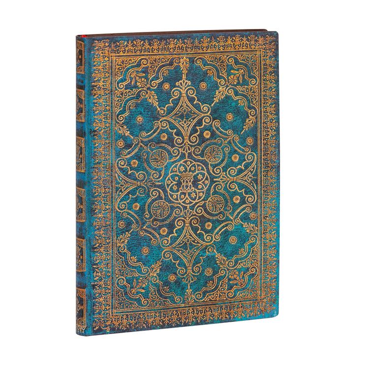 Produktbild: Softcover Notizbuch Azurblau, Midi, Liniert