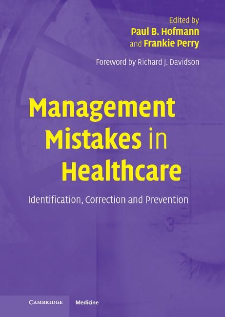 Produktbild: Management Mistakes in Healthcare