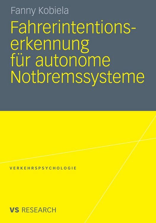 Produktbild: Fahrerintentionserkennung f&uuml;r autonome Notbremssysteme
