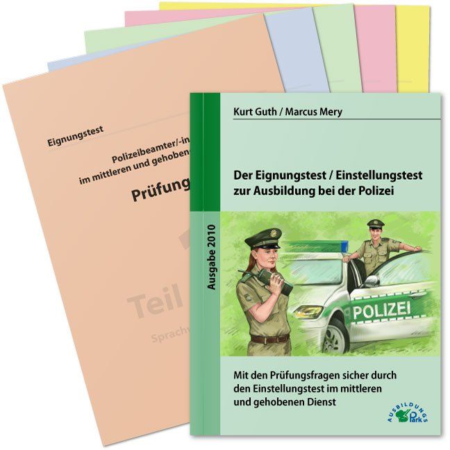 Produktbild: Der Eignungstest / Einstellungstest zur Ausbildung bei der Polizei