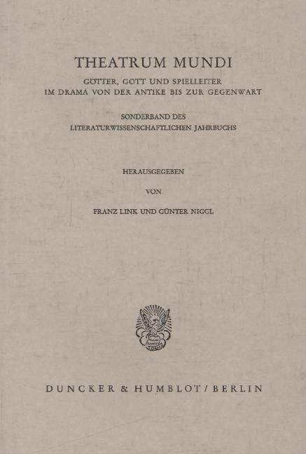 Produktbild: Theatrum Mundi.