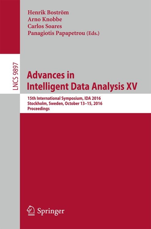 Produktbild: Advances in Intelligent Data Analysis XV
