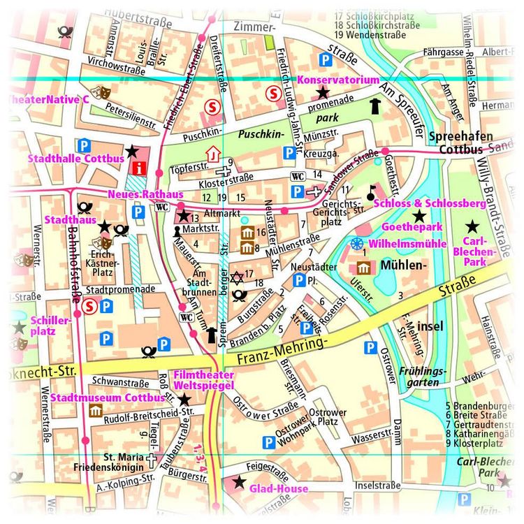 Cottbus 1 : 14 000