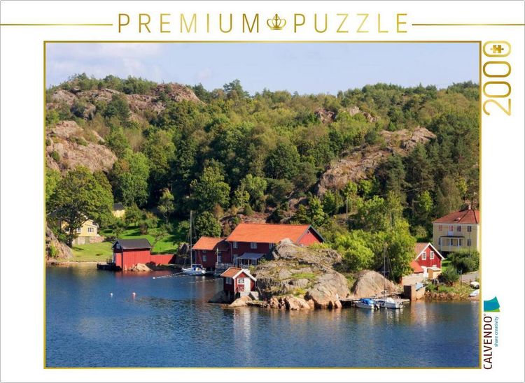 Produktbild: CALVENDO Puzzle Fiskeb&auml;ckskil - Getevikssund | 2000 Teile Lege-Gr&ouml;&szlig;e 90x67cm Foto-Puzzle f&uuml;r gl&uuml;ckliche Stunden