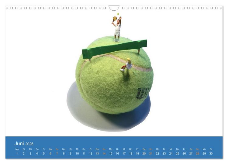 Produktbild: Little Art Sport Kunstkalender (Wandkalender 2026 DIN A3 quer), CALVENDO Monatskalender