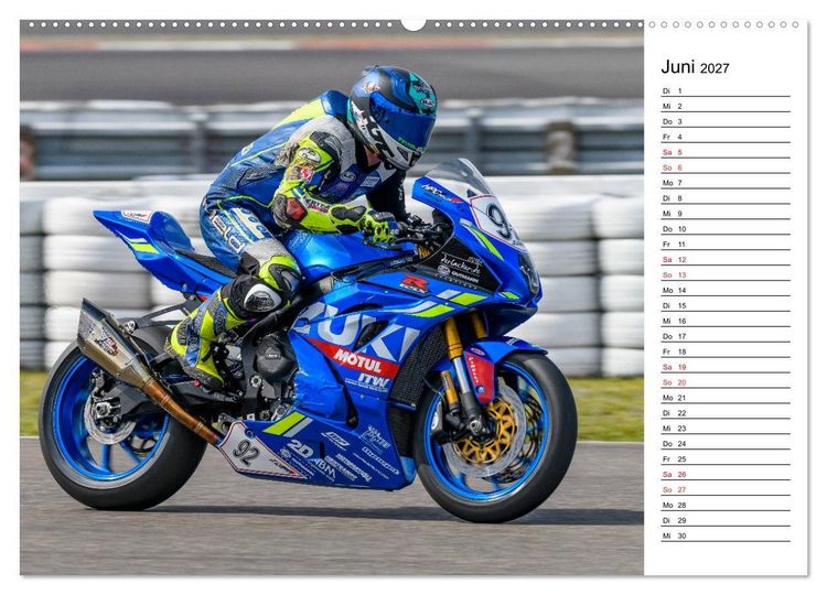 Produktbild: Faszination Superbikes (Wandkalender 2027 DIN A2 quer), CALVENDO Monatskalender