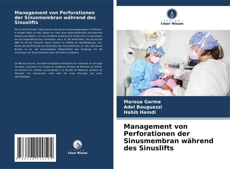 Produktbild: Management von Perforationen der Sinusmembran w&auml;hrend des Sinuslifts