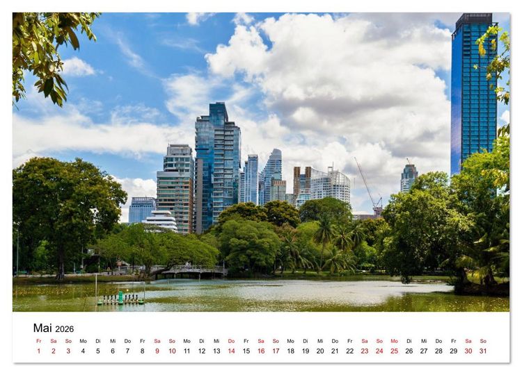 Produktbild: Sehnsuchtsland Thailand (hochwertiger Premium Wandkalender 2026 DIN A2 quer), Kunstdruck in Hochglanz
