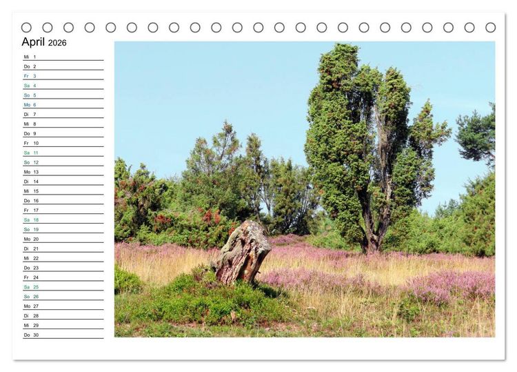Produktbild: Landschaften in der Eifel (Tischkalender 2026 DIN A5 quer), CALVENDO Monatskalender