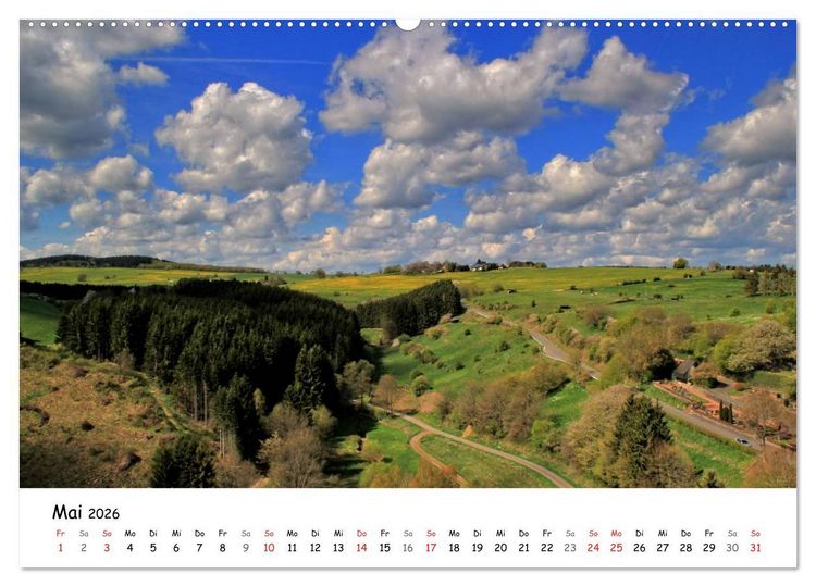 Produktbild: Die sch&ouml;nsten Orte der Eifel - Reifferscheid (hochwertiger Premium Wandkalender 2026 DIN A2 quer), Kunstdruck in Hochglanz