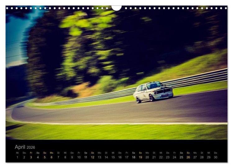 Produktbild: Classic BMW Racing (Wandkalender 2026 DIN A3 quer), CALVENDO Monatskalender