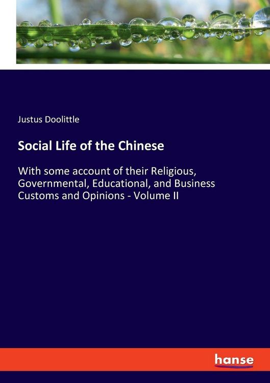 Produktbild: Social Life of the Chinese