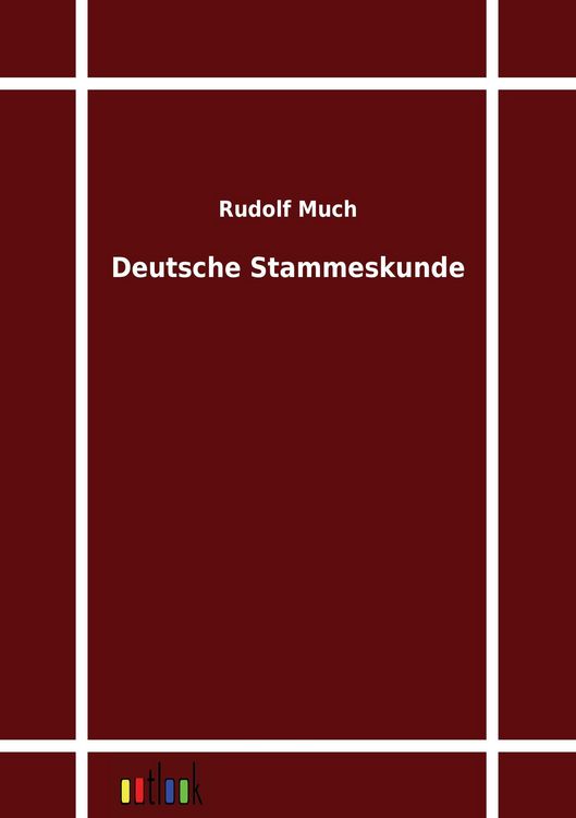 Produktbild: Deutsche Stammeskunde