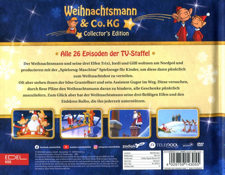Produktbild: Weihnachtsmann & Co.KG - TV-Serie - Collector's Edition [8 DVDs]