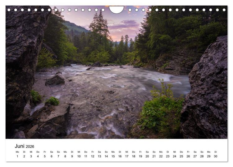 Produktbild: Flusswelt Schweiz (Wandkalender 2026 DIN A4 quer), CALVENDO Monatskalender