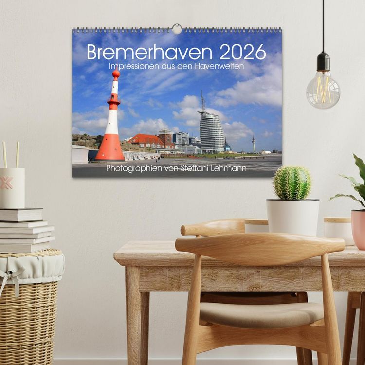 Produktbild: Bremerhaven 2026. Impressionen aus den Havenwelten (Wandkalender 2026 DIN A3 quer), CALVENDO Monatskalender