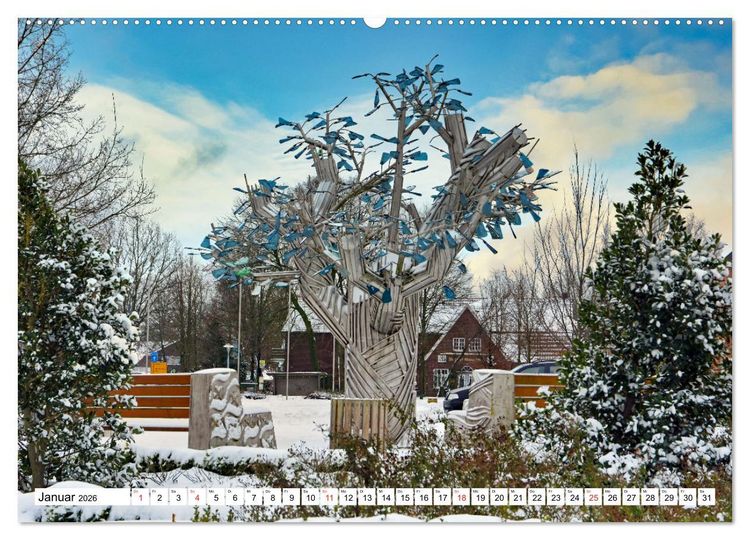 Produktbild: Samtgemeinde D&ouml;rpen im Emsland (hochwertiger Premium Wandkalender 2026 DIN A2 quer), Kunstdruck in Hochglanz