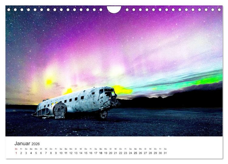 Produktbild: Nordlichter - ein beeindruckendes Schauspiel. (Wandkalender 2026 DIN A4 quer), CALVENDO Monatskalender