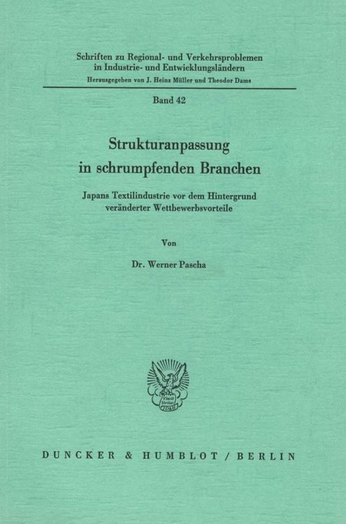 Produktbild: Strukturanpassung in schrumpfenden Branchen.