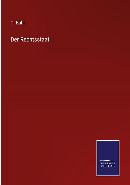 Produktbild: Der Rechtsstaat