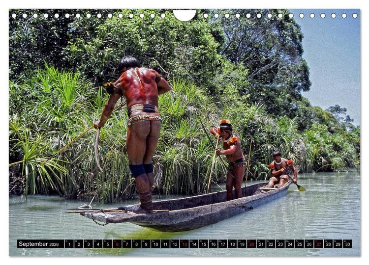 Produktbild: XINGU - Fluss der Menschenwesen (Wandkalender 2026 DIN A4 quer), CALVENDO Monatskalender