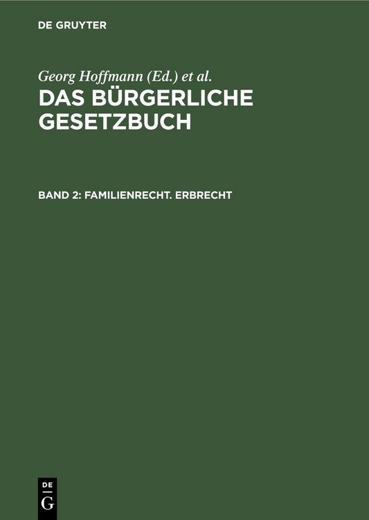 Produktbild: Familienrecht. Erbrecht