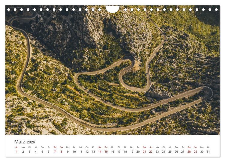 Produktbild: Mallorca - Eine traumhafte Reise nach Spanien. (Wandkalender 2026 DIN A4 quer), CALVENDO Monatskalender