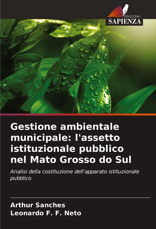 Produktbild: Gestione ambientale municipale: l'assetto istituzionale pubblico nel Mato Grosso do Sul