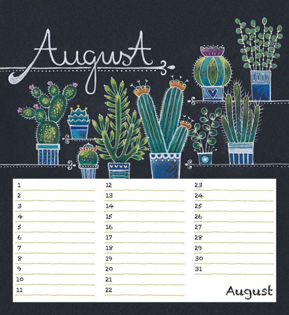 Produktbild: Geburtstagskalender Chalk Love