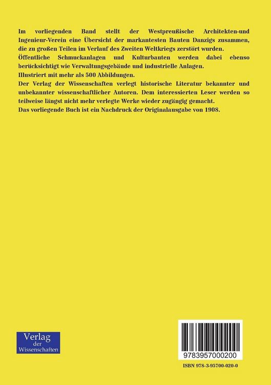 Produktbild: Danzig und seine Bauten